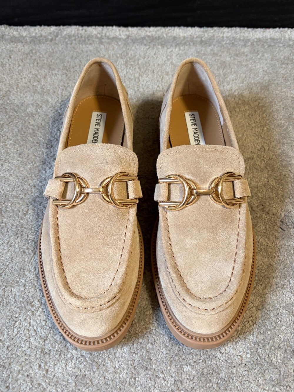 Steve Madden suede loafers